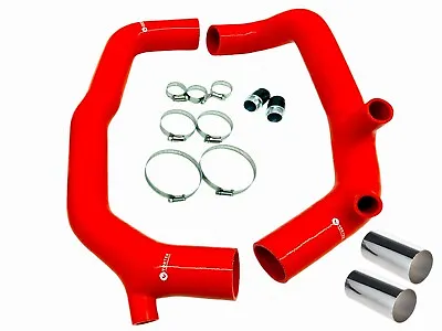 VORTEX 2  Silicone Inlet Intake Hose Pipe For BMW N54 135i 335i 535i Z4 RED • $99.99