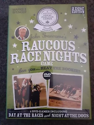 John Francome Raucous Race Nights (2 Games) Horses Dogs NEW Interactive DVD  • £11.90