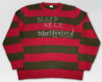 £647.01 • Buy Robert Englund Signed Nightmare On Elm Street Freddy Krueger Sweater +jsa Coa