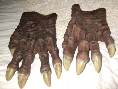 Brown Monster Hands Latex Rubber Costume Claws • $20