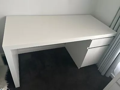 IKEA MALM White Desk 140x65cm • $180