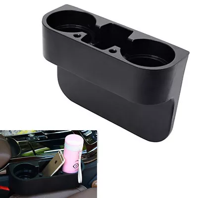 Black Drink Cup Holder Phone Pen Card Storage Box Holder Mount For Car Seat Gap • $17.91