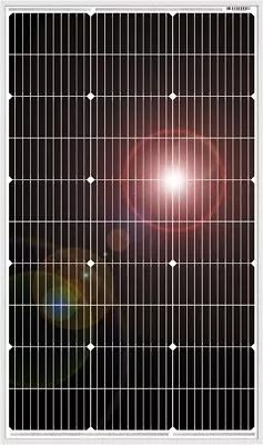 DOKIO 100W 18V Monocrystalline Solar Panel To Charge 12V Battery • £49.99