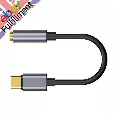 Mini USB Type C To 3.5mm AUX Headphone Adapter Type C Jack Earphone Cable • £8.83