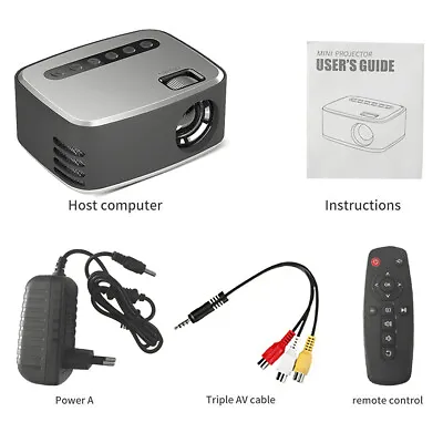 $74.72 • Buy  Projector   1080P Home Cinema Portable Home Theater Projector N3I5