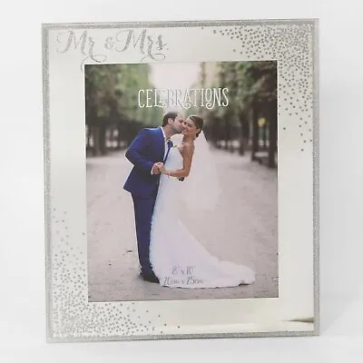 Celebrations Mr & Mrs Sparkle Photo Frame 8  X 10  • £17