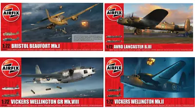 £26.99 • Buy Airfix Aircraft Model Kit 1/72 Medium Kit Dornier, Swordfish, Lancaster, Meteor