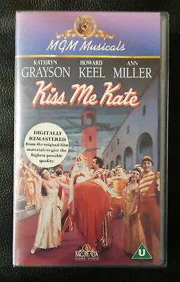KISS ME KATE PAL VHS Video Tape Kathryn Grayson Howard Keel MGM Musicals 1953 • £4.99