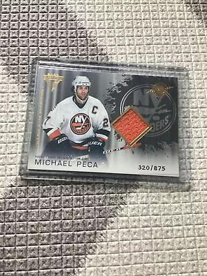 2003 Pacific Private Stock Titanium Authentic Game-Worn Jersey /875 Michael Peca • $2.99