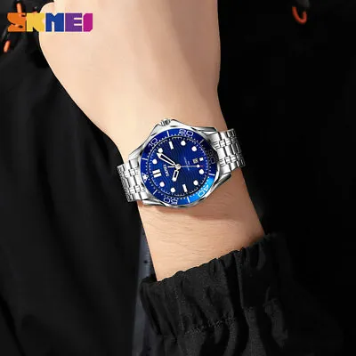 SKMEI Wristwatch Watches Date Time Men Movement Quartz Dimensional Texture 9276 • $23.20