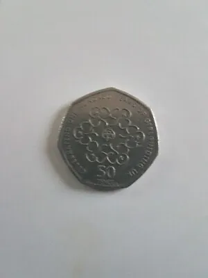 2010 50p Coin Circulated - CELEBRATING 100 YEARS OF GIRLGUIDING UK • £1