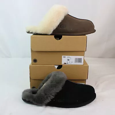UGG Scuffette II Slippers In Espresso And Black Grey - Women's Size 10 Lot Of 2 • $99.99