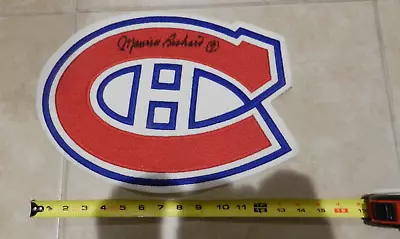 Maurice Richard Autographed Les Canadiens Jersey Patch  Rare  • $329.99