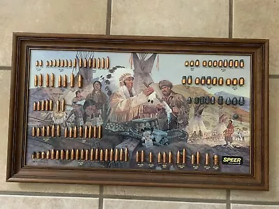 Speer Advertising Bullet Display Board—POTLACH—American Indian-Mountain Man • $200