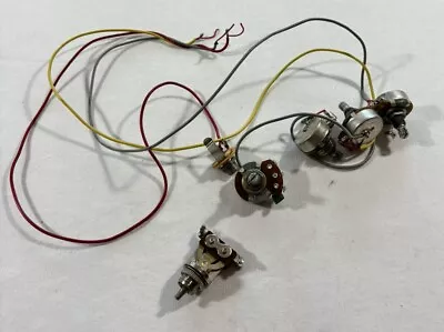 2005 Epiphone Les Paul 100 Wiring Harness Switch Vol Tone Pots Jack W/ HW • $19.95