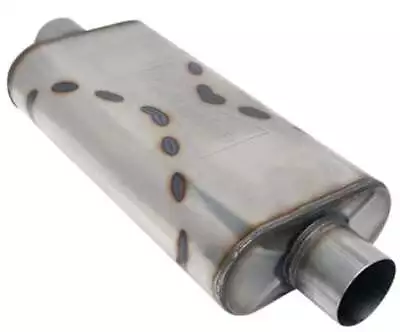 Black Widow Exhaust BW004-C Venom 300-Series Muffler 3 In. Diameter Center Inlet • $154