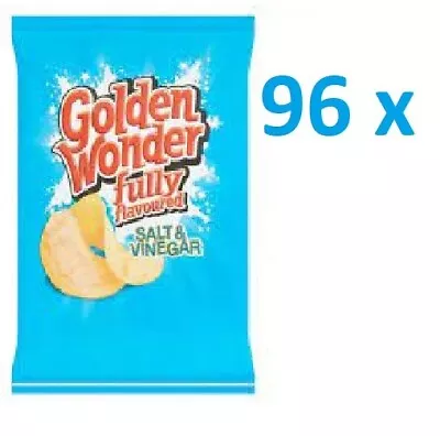 £24.99 • Buy Case Of 96 X Golden Wonder Salt & Vinegar 32.5g BBE 25/03/23
