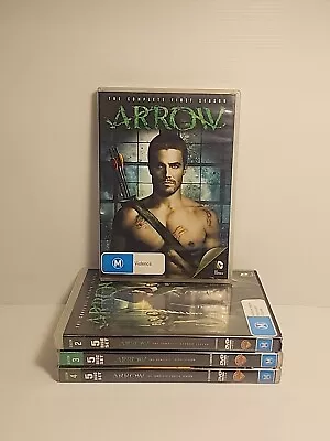 DVD: ARROW Complete Seasons 1-4 (Series One To Four) AUS R4 PAL • $34.99