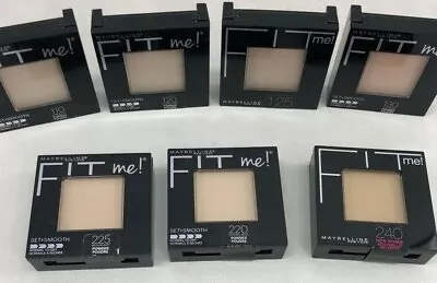 Maybelline New York Fit Me! Set Smooth Pressed Powder 0.3 Oz. Choose Shade • $7.50