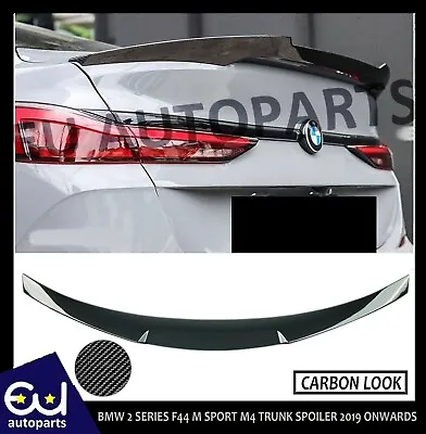 For Bmw 2 Series F44 M Sport M4  Trunk Boot Spoiler Lip Gran Coupe 19+ Carbon • £59.49
