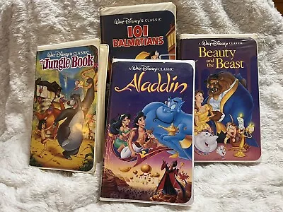 Walt Disney “Black Diamond” Classic VHS Tapes - LOT Of 4- Rare- Vintage • $17