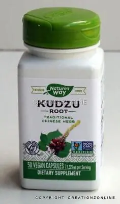 Double Strength Kudzu Root 50 Vegan Capsules NATURES WAY 1226 Mg Per Serving • $22.52