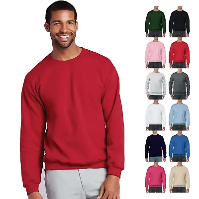 Gildan Heavy Blend Adult Crewneck Sweatshirt G18000 • $20.43