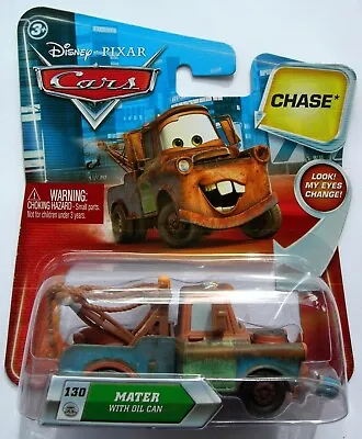 Disney Pixar Cars  CHASE MATER WITH OIL CAN   Very Rare Over 100 Cars Listed !! • £13.99