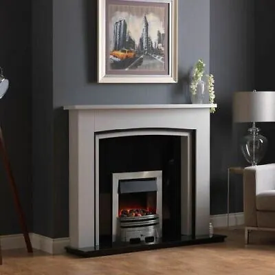 48  / 54  Westberry Painted Fireplace - Mist & Slate Colour Class 1/2 Chimney • £499