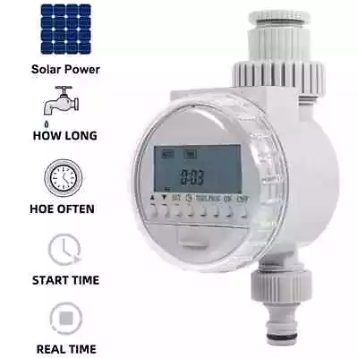 1PC Solar Battery Powered Watering Timer Drip Irrigation Controller System • $21.05