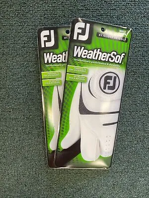 New FootJoy WeatherSof 2-Pack Golf Gloves - Value Pack - Select Size • $19.49