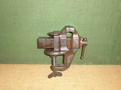 $69 • Buy ANTIQUE STANLEY VICTOR 741 CLAMP ON MINI VISE W/ ANVIL JEWELERS MACHINIST TOOL