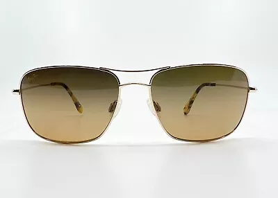 Maui Jim Wiki Wiki MJ246-16 Gold Titanium Sunglasses Japan 56-17-120 6083 • $79.99