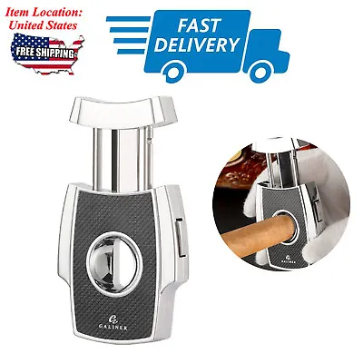 Galiner Metal V-shaped V-cut Sharp Stainless Steel Blade Cigar Cutter Gift Box • $29.13