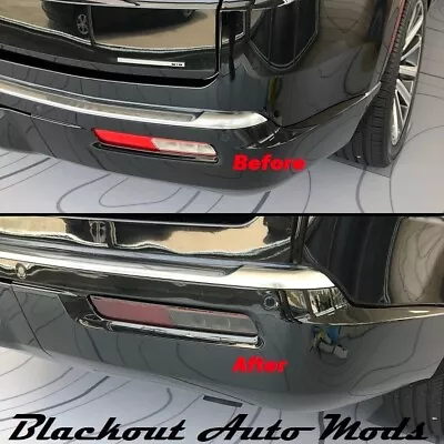 Rear Bumper Reflector Light Blackout For 2022 Jeep Wagoneer Smoked Vinyl Overlay • $14.95