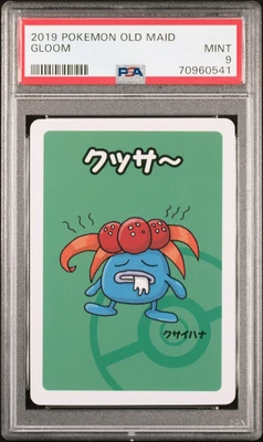 $10 • Buy Pokemon Center Japan Exclusive 2019 Old Maid - GLOOM - PSA 9 MINT