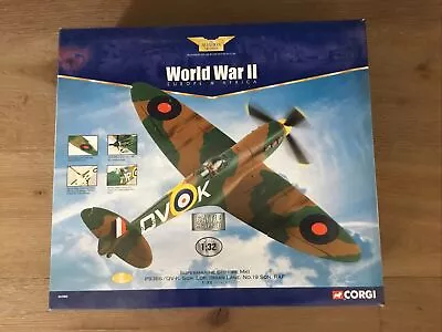 £147.20 • Buy Corgi 33902 British Supermarine Spitfire MK1 Brian Lane Battle Scarred 1/32 New