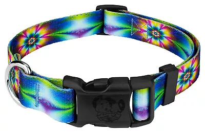 Country Brook Petz® Deluxe Tie Dye Flowers Dog Collar - Made In The U.S.A. • $9.99