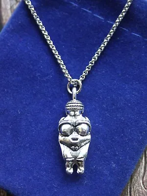 Venus Of Willendorf Fertility Mother Goddess Pendant Necklace With Gift Pouch • $17.39