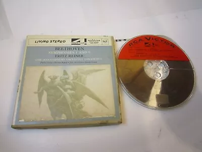 RCA Living Stereo 4-Track Tape FTC-3005 Reiner Beethoven 1+9 - R2R -7.5 IPS FR30 • $19.35