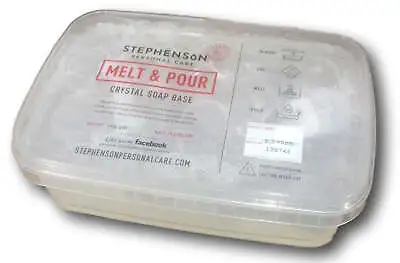 Stephenson - SLS Free Clear - Melt And Pour Soap Base 500g-10kg • £110.24