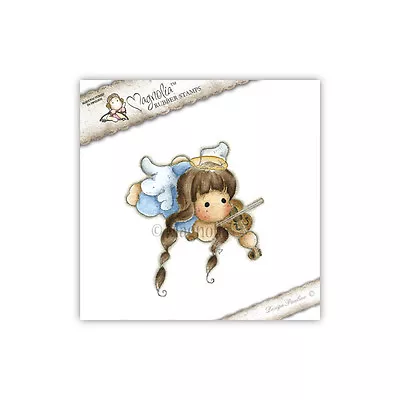 Magnolia Cling Rubber Stamp Holy Tilda With Violin NEW • $4