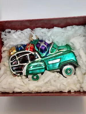 1999 Hallmark Keepsake Blown Glass Ornament 1955 Murray Ranch Wagon New In Box • $35.99