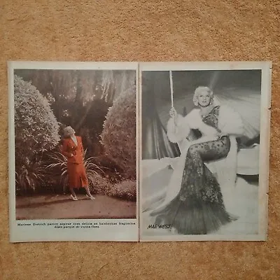 MAE WEST Cover 1936 Steffi DUNA Marlene DIETRICH Vivien LEIGH Simone SIMON • $9.99