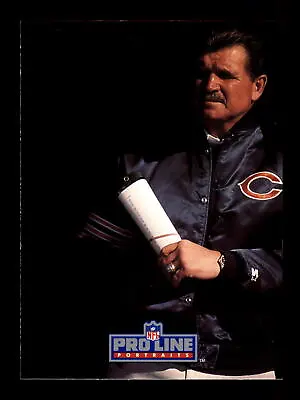 1991 Pro Line Portraits #89 Mike Ditka CO Chicago Bears Football Card • $1.65