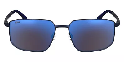 Zeiss ZSS Sunglasses Men Satin Blue 57mm New 100% Authentic • $313.13