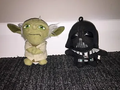 Star Wars - Darth Vader + Yoda 4  Talking Plush Toys With Clips Underground Toys • £14.99