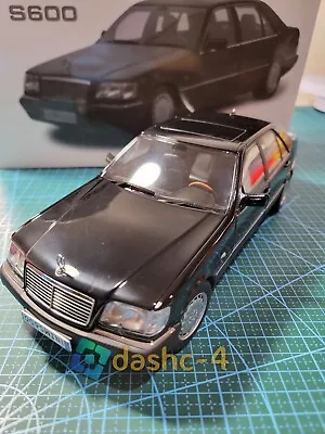 1:18 Scale Mercedes-Benz S600 V12 W140 1990 Diecast Model Car Decoration Black • $119.50