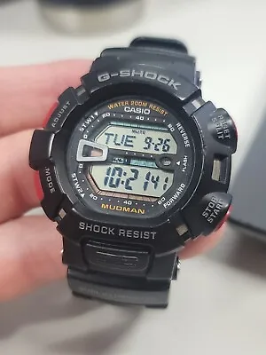 Genuine Casio G-Shock Mudman G-9000 Watch Black. Rare!  • $94.99