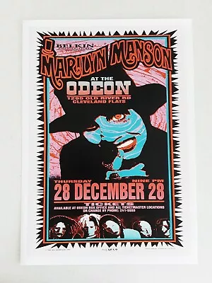 Marilyn Manson @ The Odeon 1995 Gig - Poster - Reprint • $14.99